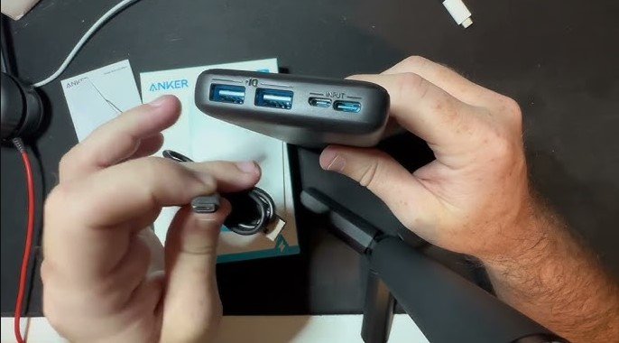 how to turn on anker portable charger