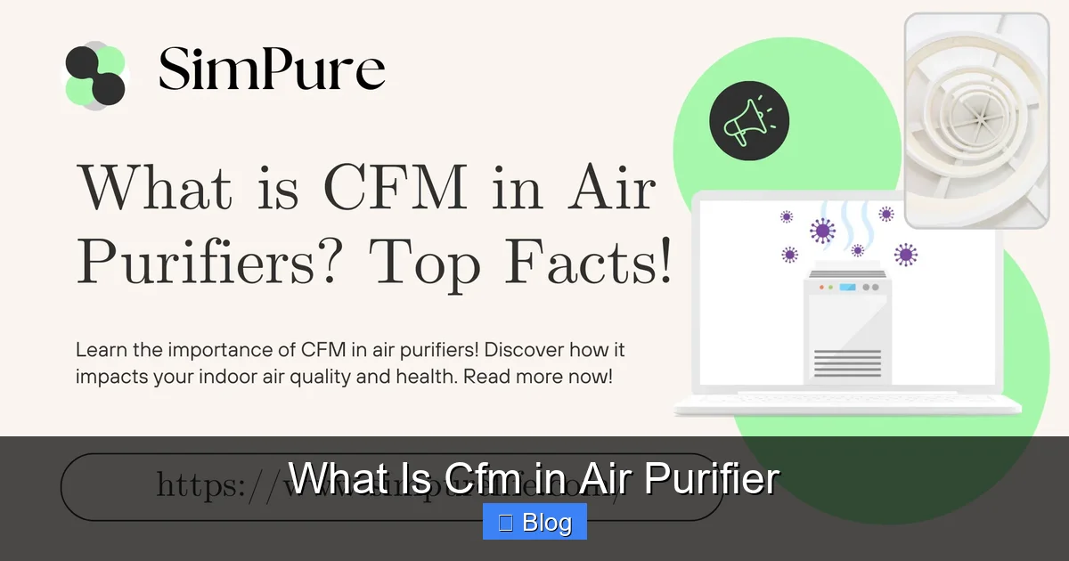 CFM vs. CADR