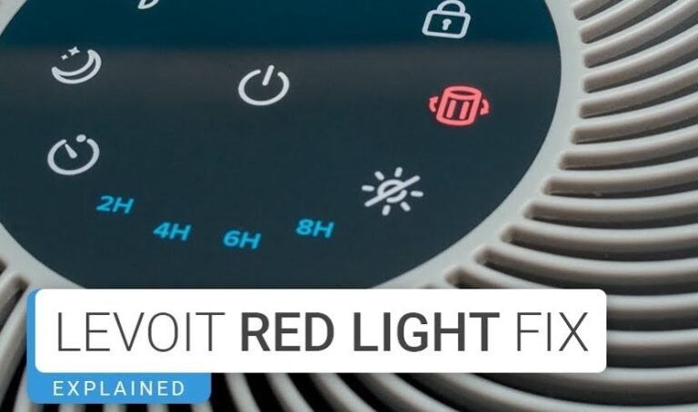 why is levoit air purifier red