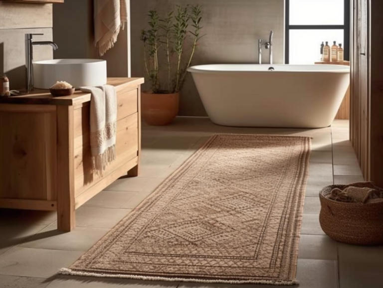What Are Bathroom Rugs Made Of